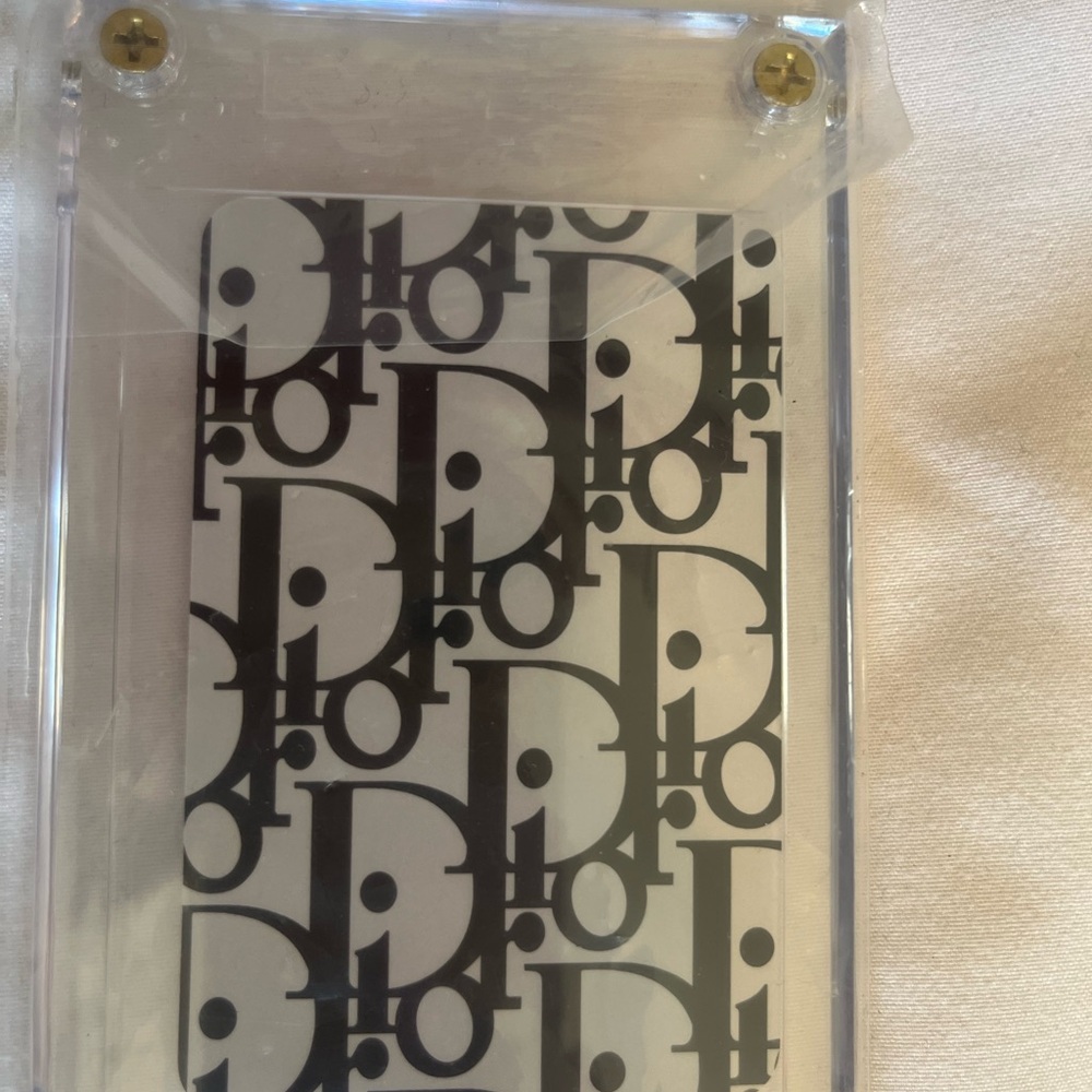 Dior Playing Cards with Certificate of Authenticity